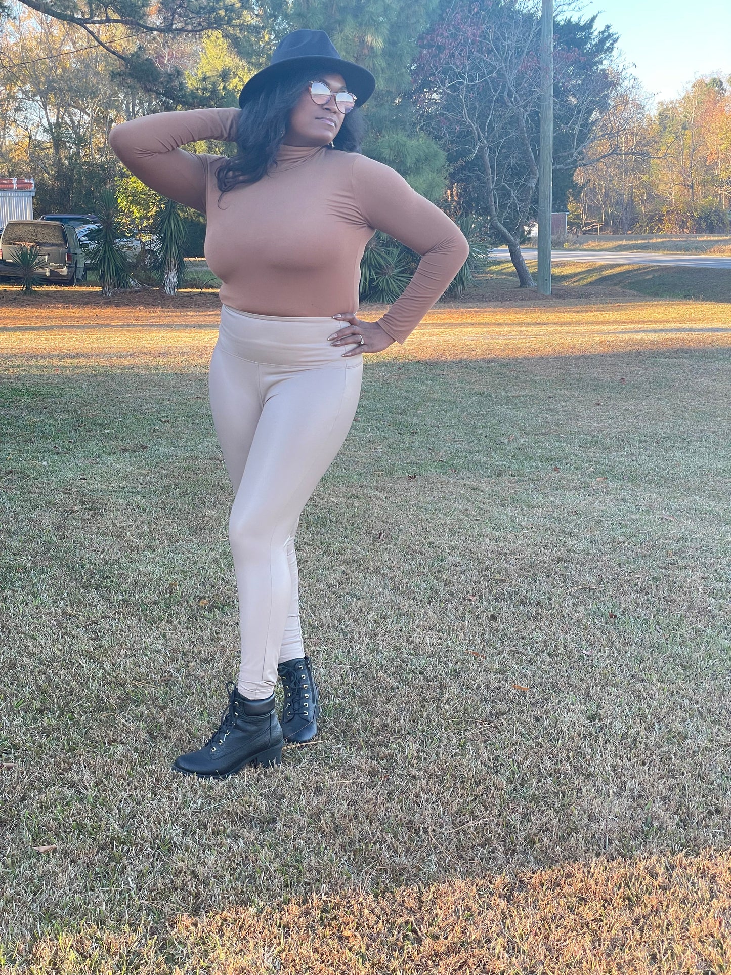 Faux Leather leggings