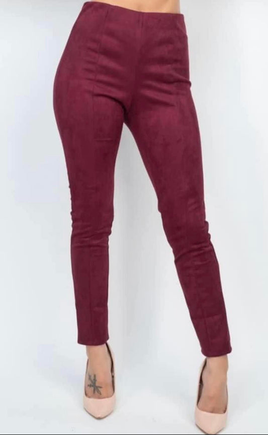 Wine me down velvet pants